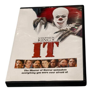 Stephen King's IT DVD 1990 Horror Miniseries Movie Pennywise Clown Not Rated